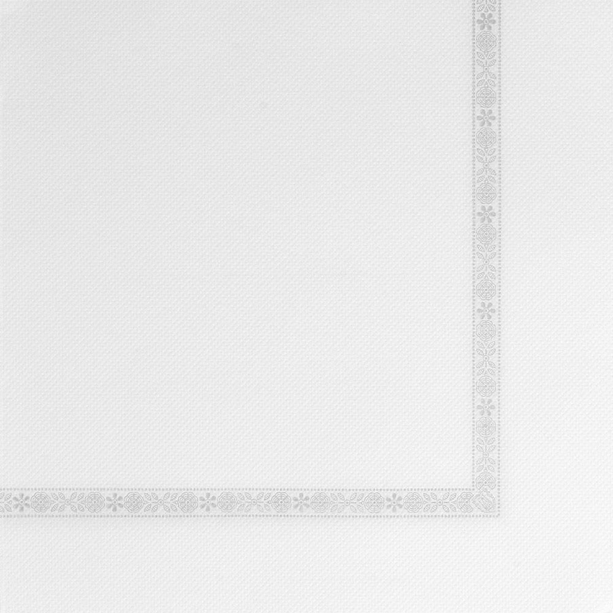 2 x 50 Servetten 33x33 "double point" wit (2 paketten)