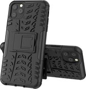 Hoesje geschikt voor iPhone 11 Pro Max - Schokbestendige Back Cover - Zwart