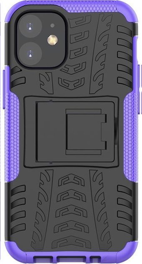 Coque iPhone 12 Mini - Coque Arrière Antichoc - Violet