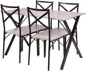 Set van 1 tafel met 4 stoelen - COUNTRY