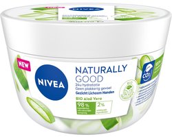 NIVEA Naturally Good Bodycrème - Hydraterende Crème met Aloë Vera - Lichaamscrème voor Alle Huidtypes - 200 ml