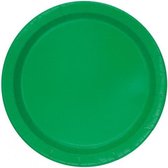 feestborden groen 22,8 cm 16 stuks
