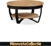 Salontafel Dá Lé -  Woonkamer - Luxe - Design - Mangohout - Massief - Ruw - Wit - Modern -Nieuwste Collectie