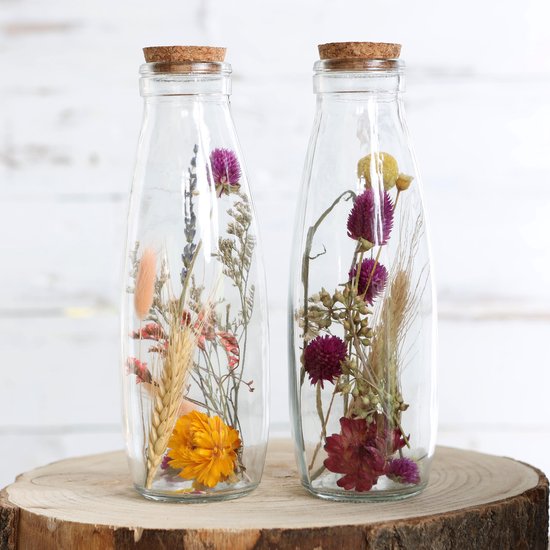 Gelobde vaas met bloemendecoratie - Cloisonné emaille