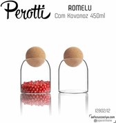 Perotti – Glazen Voorraadpot – 450 ML