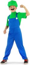 verkleedpak Luigi jongens polyester maat 134/152