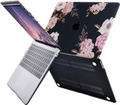 Salect™ Hoes compatibel met MacBook Air 13 2020 2019 2018 Uitgave A2337 M1 A2179 A1932 Retina, plastic harde hoes met patroon Compatibel met MacBook Air 13 inch met Touch ID, roze
