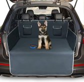 Kofferbakbescherming voor hond - Universele Antislip Autolaars Hondendeken met Zijbescherming en Bumperbescherming, Waterdicht en Aangroeiwerende, Gemakkelijk Schoon te Maken - Gri