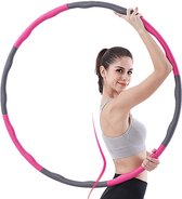 Hoelahoop fitness - 1,2kg - Afvallen - hoelahoep - hoelahoep volwassen - hoelahoep kinderen - Ø100cm  - Hula Hoop - Roze