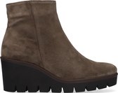 Gabor 780.1 Enkellaarsjes - Enkelboots met rits - Dames - Taupe - Maat 38