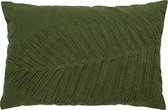 LENNY - Kussenhoes van katoen 40x60 cm Chive - groen