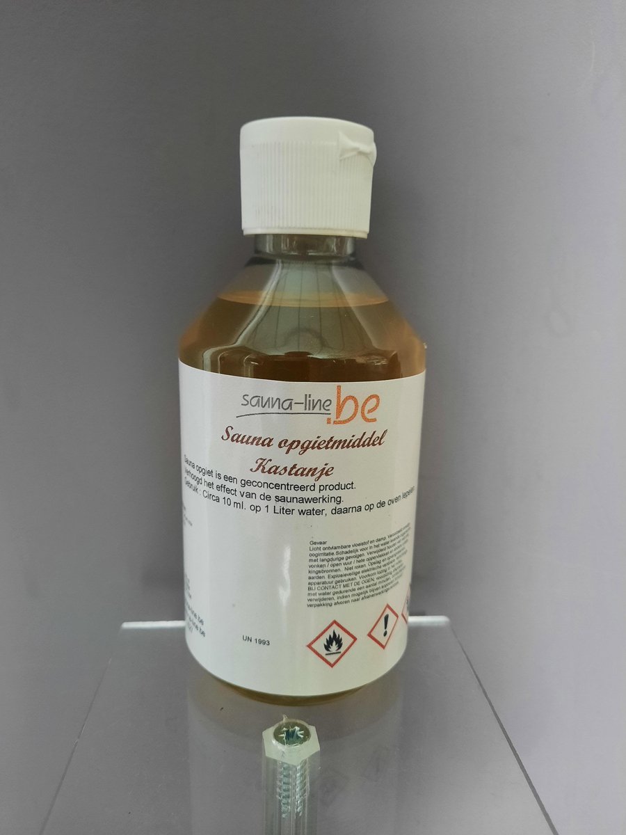 Goedkoopste opgiet sauna kastanje - sauna geuren - sauna opgiet - opgietmiddel sauna 250 ml kastanje