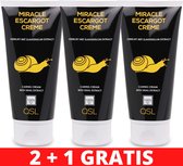 QSL | Miracle escargot crème - slakkencrème - slakkenslijmcrème - 3 x 200ml