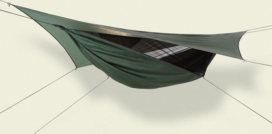 Hennessy Hammock - Expedition Classic - Hangmat - Hunter green - Polyester - Klittenbandopening