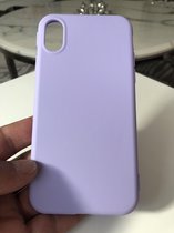 ORLINE iPhone X/XS/10 Siliconen case Backcover TPU hoesje Lila (Violet)