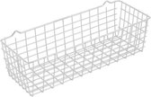 opbergmandje Pandino 33 x 12 cm metaal kleur