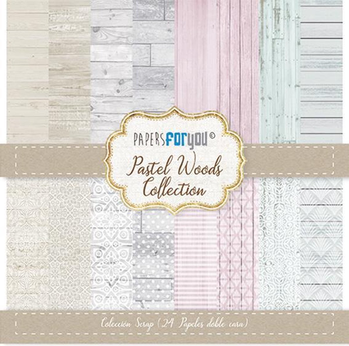 Pastel Woods 6x6 Inch Paper Pack (24pcs) (PFY-1581)