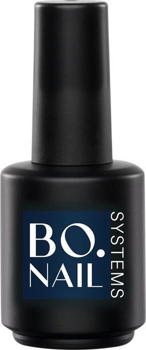 BO.NAIL BO.NAIL Soakable Gelpolish #063 Navy Blue (15ml) - Topcoat gel polish - Gel nagellak - Gellac