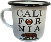 California Bear State Logo Emaille Mok