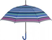 paraplu Fantasy dames 104 cm automatisch blauw/paars