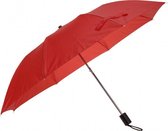 paraplu 48 cm polyester/fiberglas rood