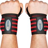 Fitstar -  Wristbands - Rood - Zwart - Fitnessaccessoires - Blessures - Polsbescherming
