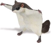 speeldier vliegende eekhoorn 18 x 12 cm bruin/wit