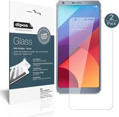 dipos I 2x Pantserfolie helder compatibel met LG G6 Beschermfolie 9H screen-protector