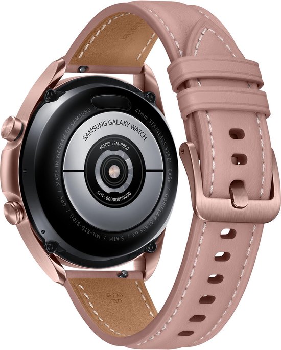 Samsung Galaxy Watch3 Smartwatch dames Stainless Steel 41mm Brons