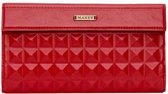 MAKEY-ROYAL Geometry - Portemonnee - Rood Echt Leer Handgemaakt Red Genuine Leather Handmade