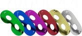 oogmasker metallic 21 x 7,5 cm karton 6 stuks
