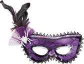 oogmasker Ragnatela dames polyester paars one-size