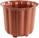 bloempot Marbella 1,8 liter 17 x 14 cm bruin