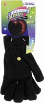 handschoenen met led-lichtjes zwart