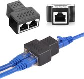 Répartiteur de câble Internet - 1 à 2 - Adaptateur Réseau - Répartiteur Lan - Connecteur de câble Réseau Ethernet