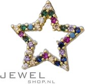 Liberty Star Stud Oorbellen | Gouden Dames Oorbel | Oorbel Goud | Oorbellen Earcuff Ring Ketting Armband | Oorbel Ster Multicolor | Cadeau Dames | Sieraden Dames | Oorbel Ster | Va