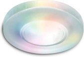 iDual JE1295811 A, LED-plafond inbouwspot Argon met afstandsbediening, glas, 10 x 10 x 6,3 cm [Energieklasse A]