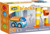 Blocks bouwset bouwplaats junior 27-delig