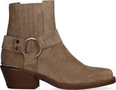 VIA VAI Paige Lou Enkellaarsjes - Enkelboots - Dames - Beige - Maat 39