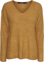 VERO MODA VMCREWLEFILE LS V-NECK BLOUSE Dames Trui - Maat M