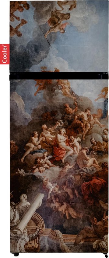 COOLER MEDIUM-FBARO Combi Top Koelkast, F, 164+41l, Baroque Front