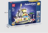 Mould King 16002 Novatown - Guitar Shop With LED Light - 2168 onderdelen - Compatibel met grote merken - Bouwdoos