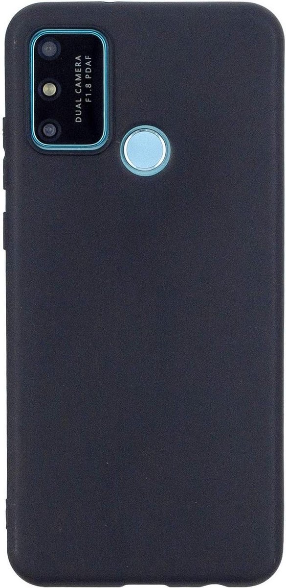 Hoesje Geschikt voor: Huawei P Smart 2020 - Silicone - Zwart