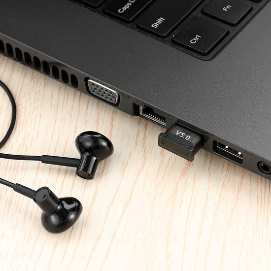 Bluetooth Adapter  - USB Dongle - Bluetooth 5.0 - USB Stick - Plug and Play - Zwart - Case2go