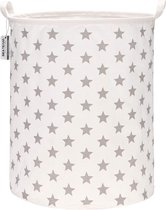 WASBOX -SEA Team Grote wasmand, waterdichte coating Ramie Katoen Stof Vouwen Wasmand Bucket Cilindrische Hessische Canvas Opbergmand, 50 cm - (WK 02122)