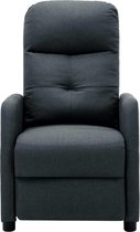 Fauteuil donkergrijs stof
