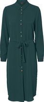 VERO MODA VMSASHA SHIRT L/S DRESS GA COLOR Dames Jurk - Maat M