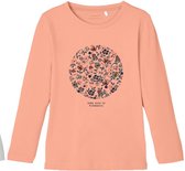 NAME IT NKFNEBEL LS TOP Meisjes T-shirt  - Maat 134/140