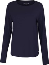 TOM TAILOR Dames Loungewear shirt Mix & Match - lange mouw - Maat XS (34)