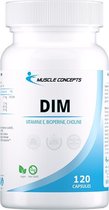 DIM supplement (dim complex) - Diindolylmethaan + Choline + vit. E - Man & Vrouw - 120 capsules | Muscle Concepts